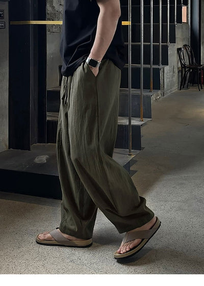 コットンリネンパンツ メンズ ワイド｜Cotton Linen PANTS OR4447 - 韓国メンズファッション通販 - ORUN - 