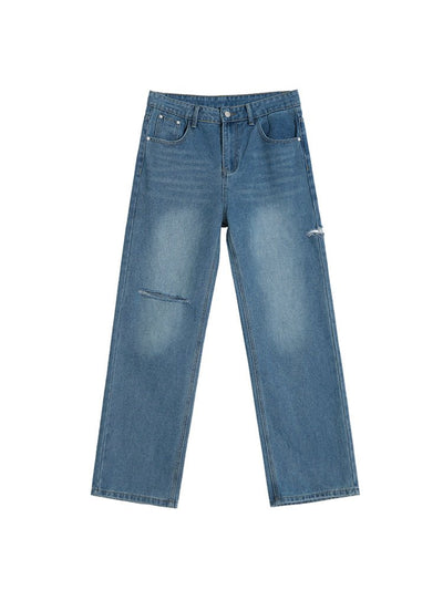 Damaged wide denim pants OR2974 - ORUN