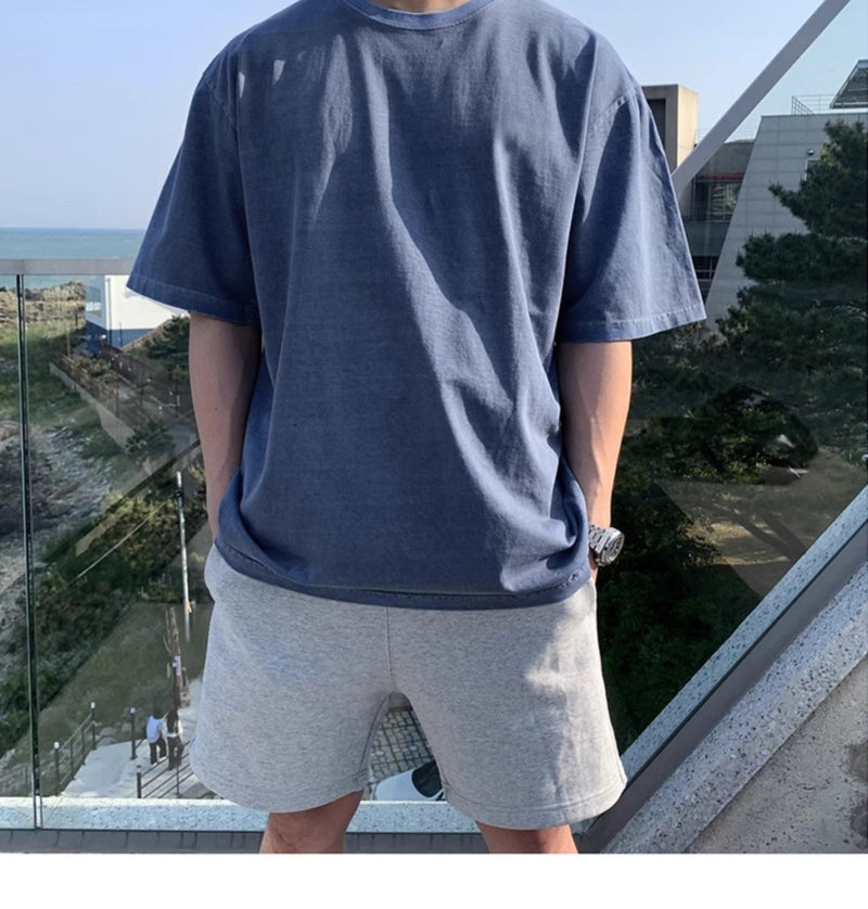 Denim blue T - shirt OR3245 - ORUN