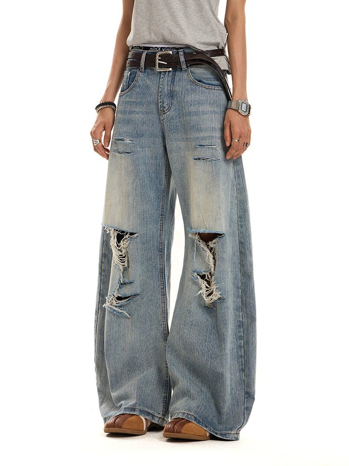 パンツ HARi REMAKE GIANT JEANS セール】限定展開 MR HEARTS/ミスターハーツ VINTAGE WASH WIDE
