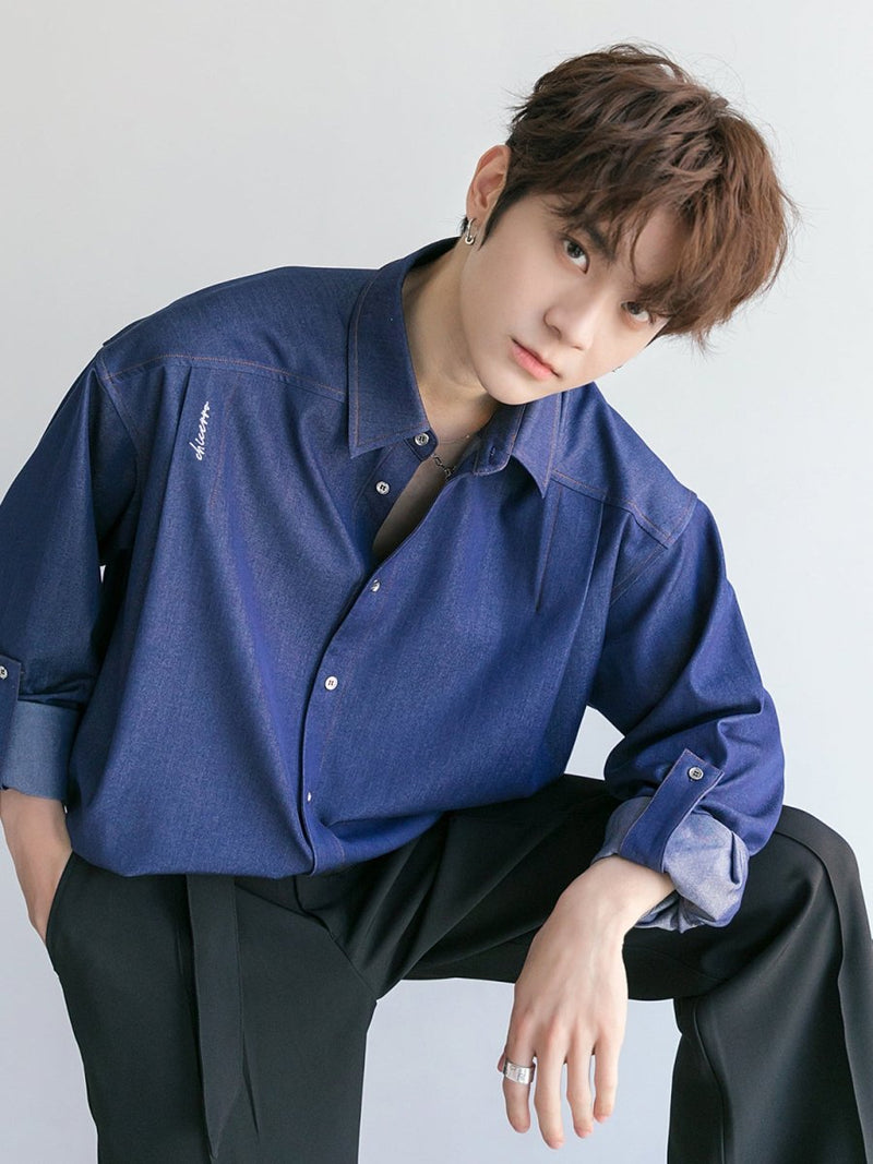 Denim shirt OR2916 - ORUN