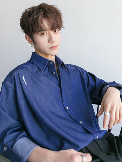 Denim shirt OR2916 - ORUN