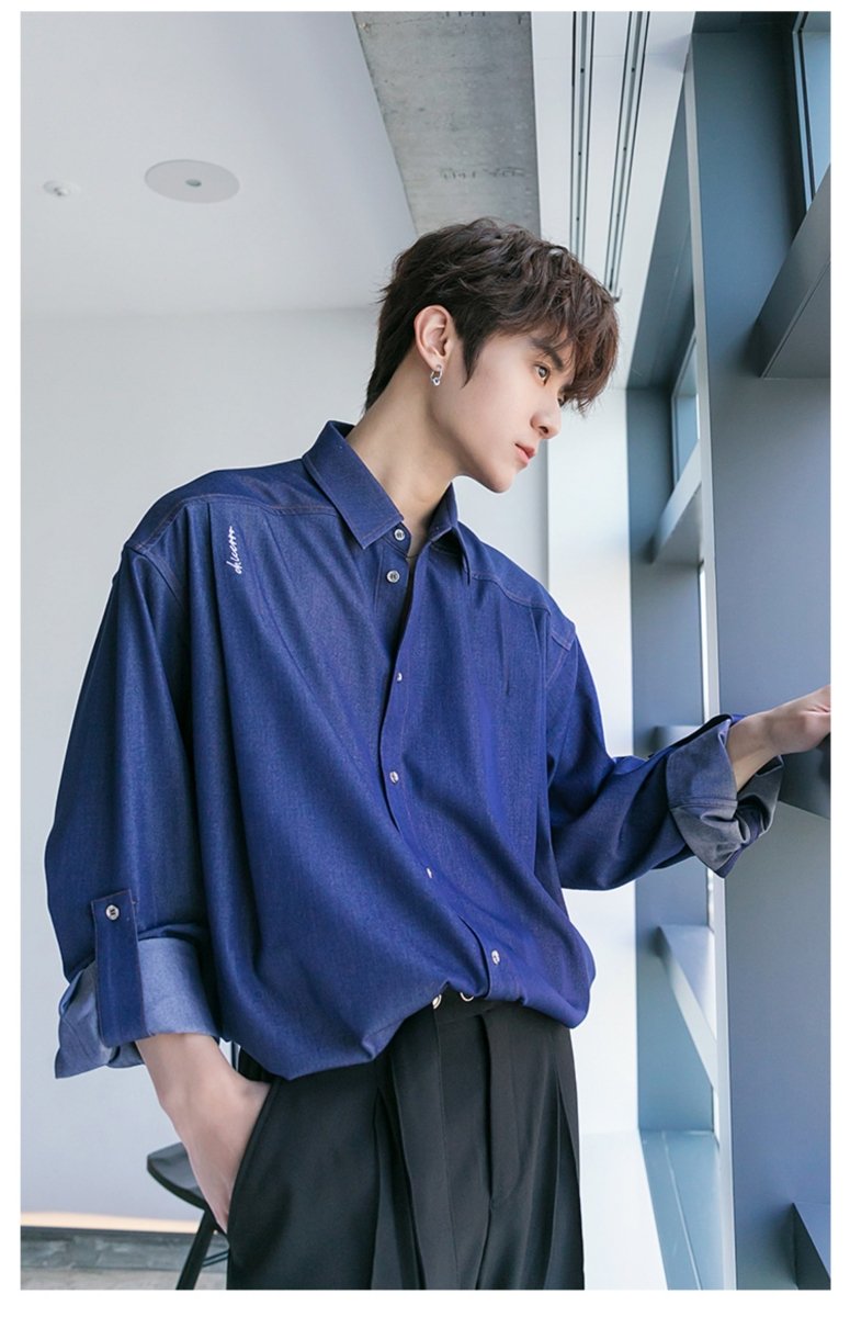 Denim shirt OR2916 - ORUN