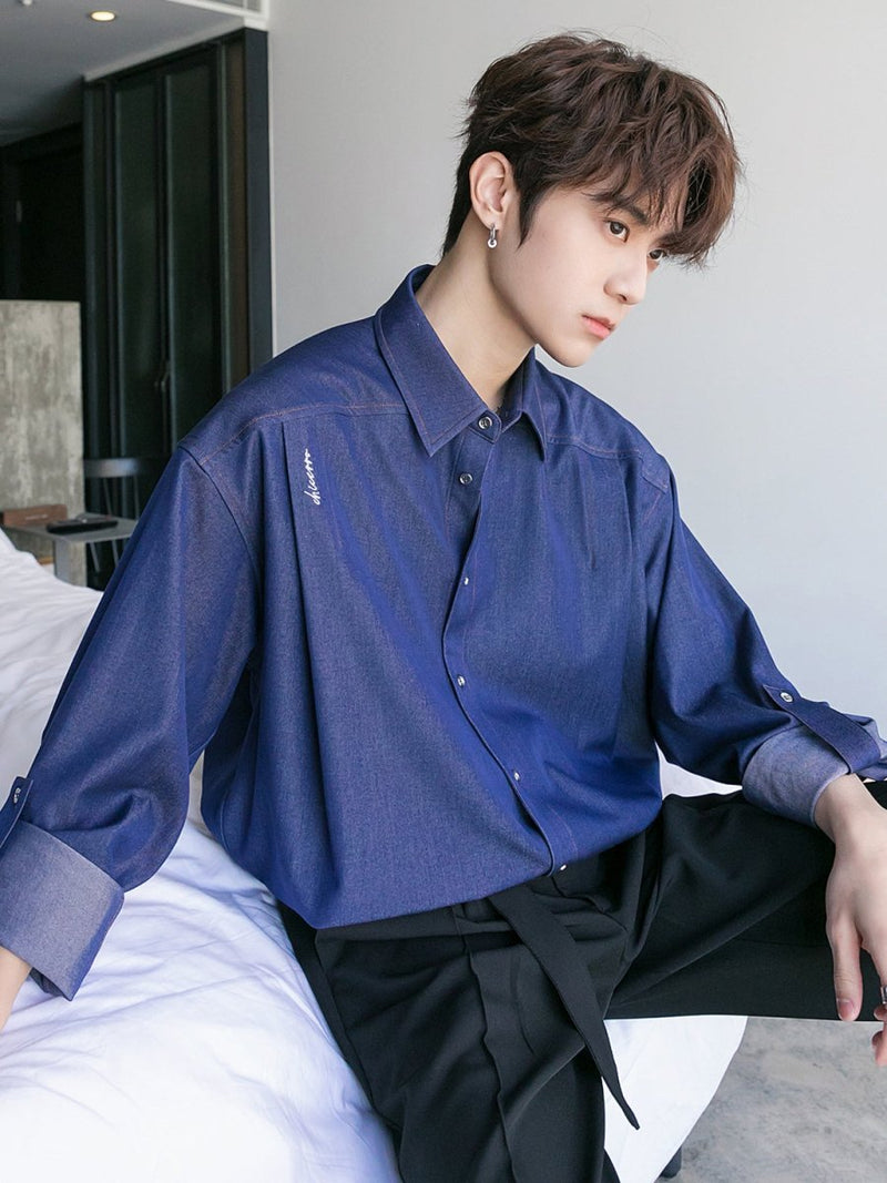 Denim shirt OR2916 - ORUN