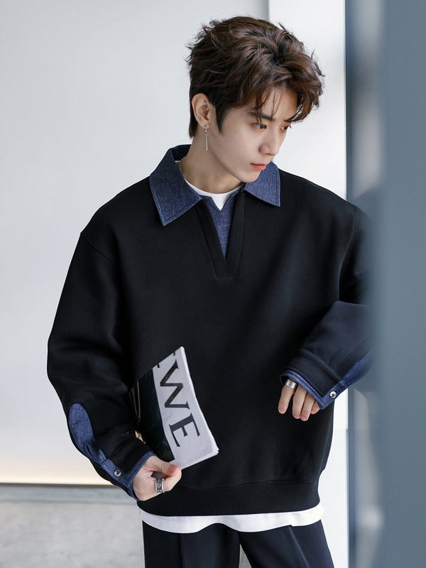 Denim shirt sweatshirt OR3428