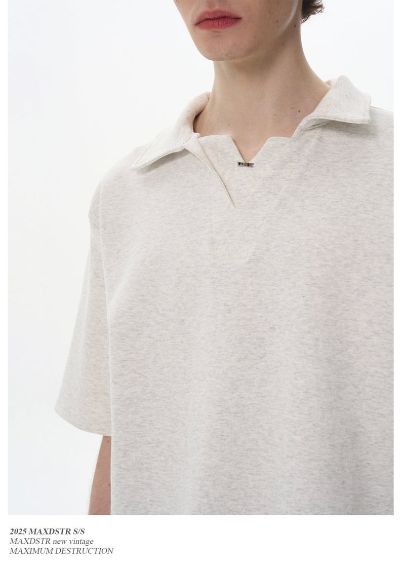 Design V neck polo shirt OR4256 - ORUN