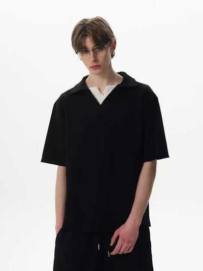 Design V neck polo shirt OR4256 - ORUN