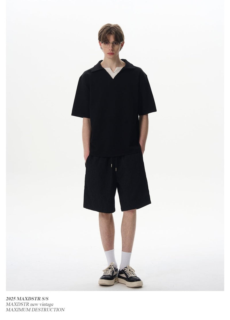 Design V neck polo shirt OR4256 - ORUN