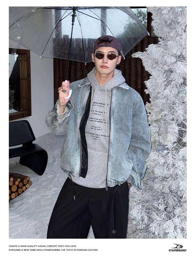 Distressed denim jacket OR4721 - 韓国メンズファッション通販 - ORUN - 