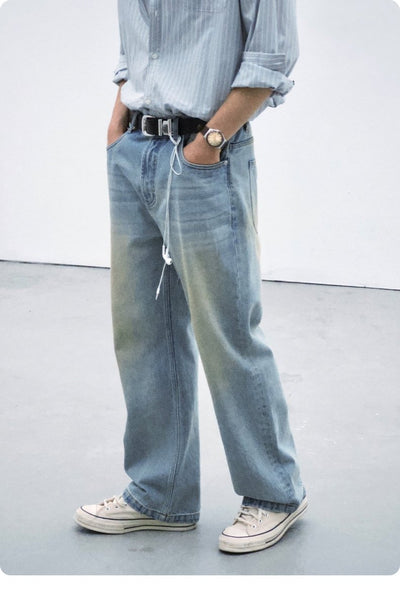 Distressed Vintage Jeans OR4636 - 韓国メンズファッション通販 - ORUN - 