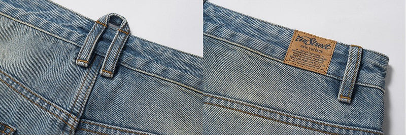 Distressed Vintage Jeans OR4636 - 韓国メンズファッション通販 - ORUN - 
