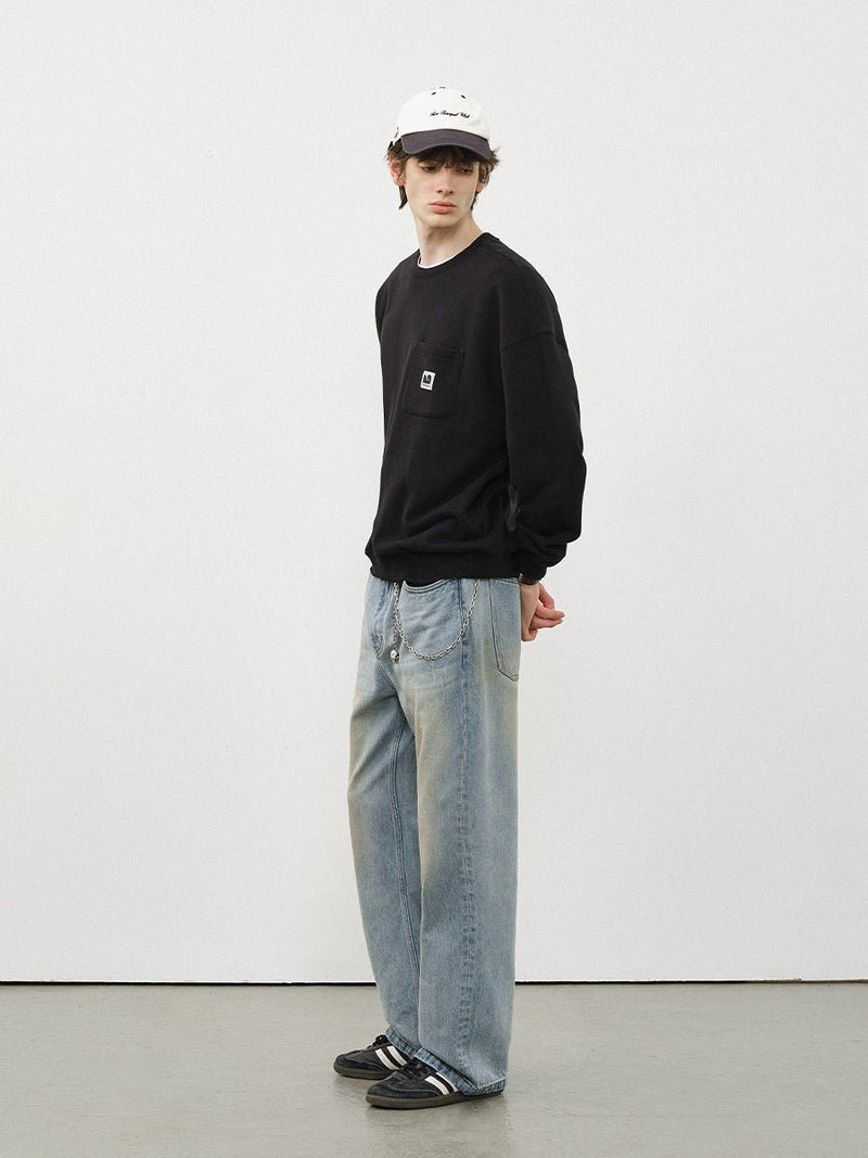Distressed Vintage Jeans OR4636 - 韓国メンズファッション通販 - ORUN - 