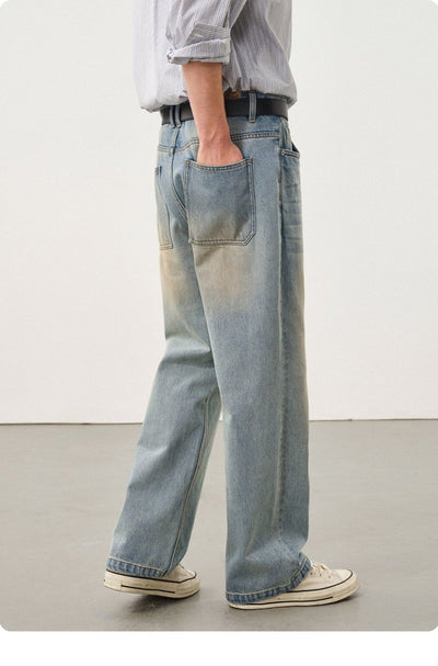 Distressed Vintage Jeans OR4636 - 韓国メンズファッション通販 - ORUN - 