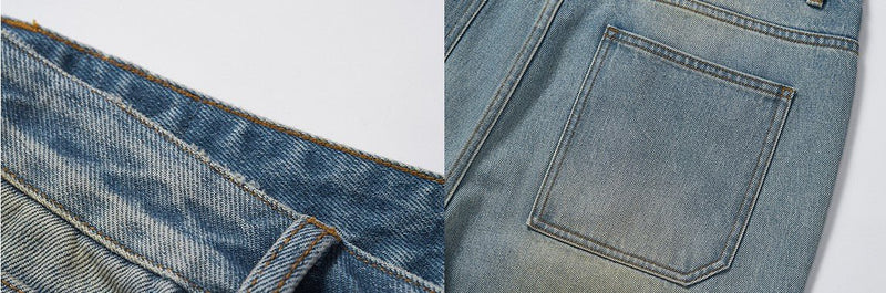Distressed Vintage Jeans OR4636 - 韓国メンズファッション通販 - ORUN - 