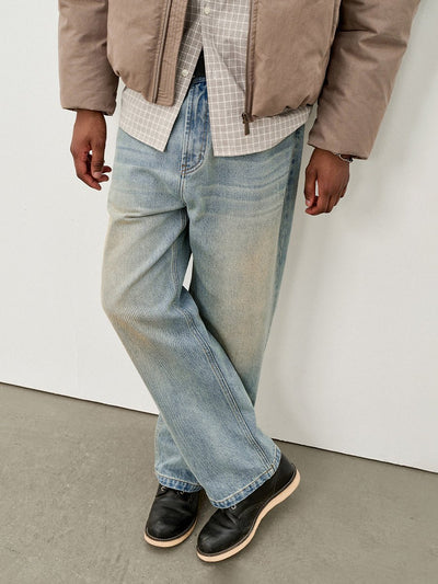 Distressed Vintage Jeans OR4636 - 韓国メンズファッション通販 - ORUN - 