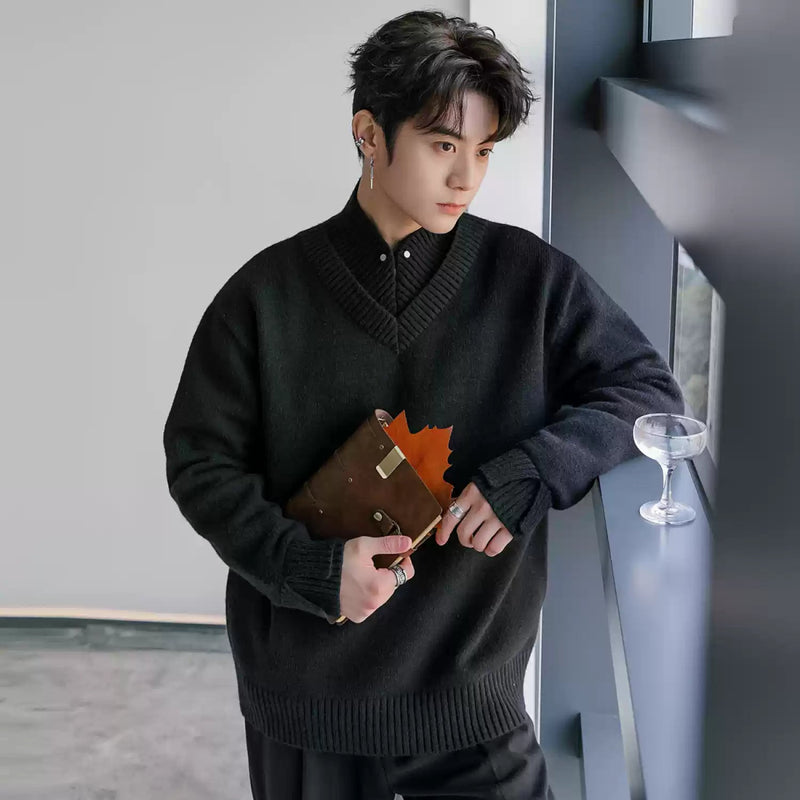 Double neck sweater OR3822 - ORUN