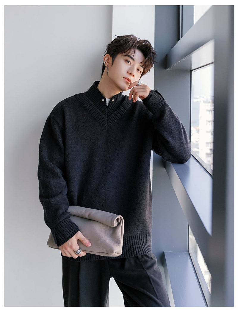Double neck sweater OR3822 - ORUN
