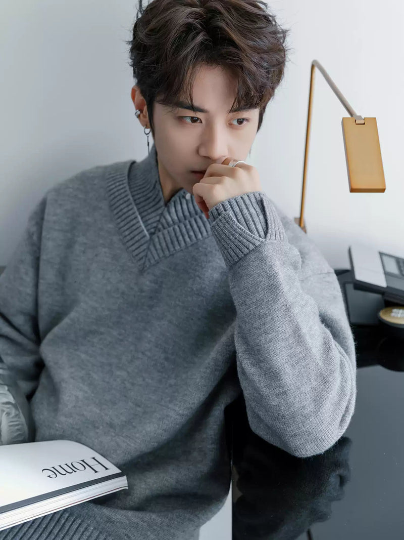 Double neck sweater OR3822 - ORUN