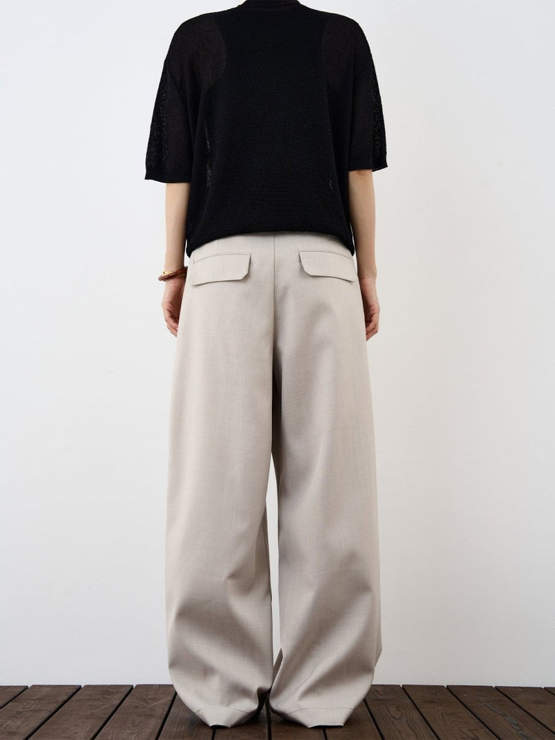 Double pleated slacks OR4498 - 韓国メンズファッション通販 - ORUN - 
