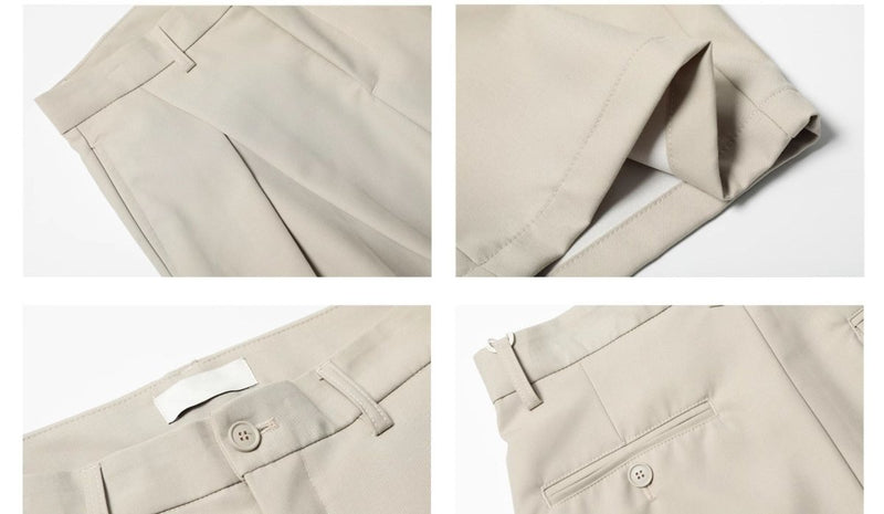 Double pleated straight pants OR4660 - 韓国メンズファッション通販 - ORUN - 