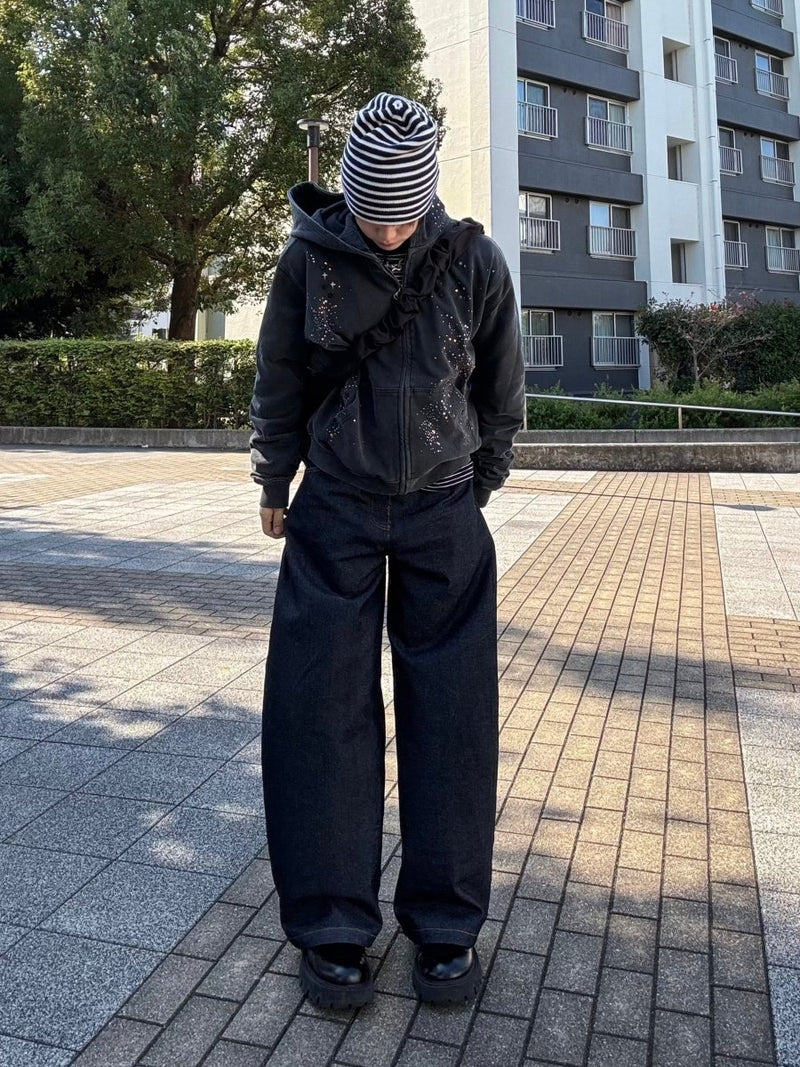 ストーンスタッズジップアップスウェット EN - 015 - 韓国メンズファッション通販 - ORUN - 