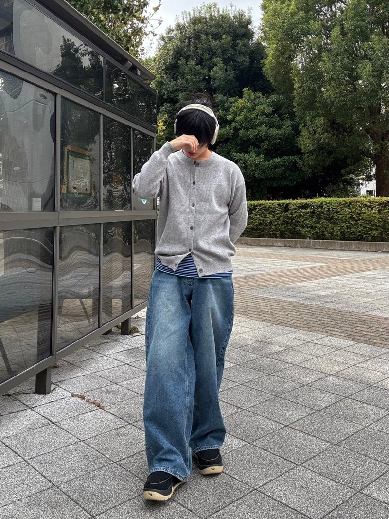 ラウンドネックニットカーディガン EN013 - 韓国メンズファッション通販 - ORUN - 