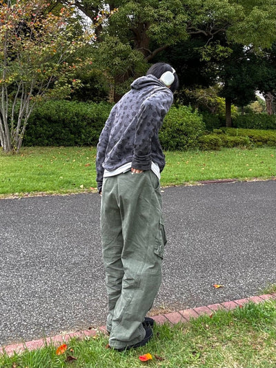 ワイドカーゴタックデザインパンツ EN014 - 韓国メンズファッション通販 - ORUN - 