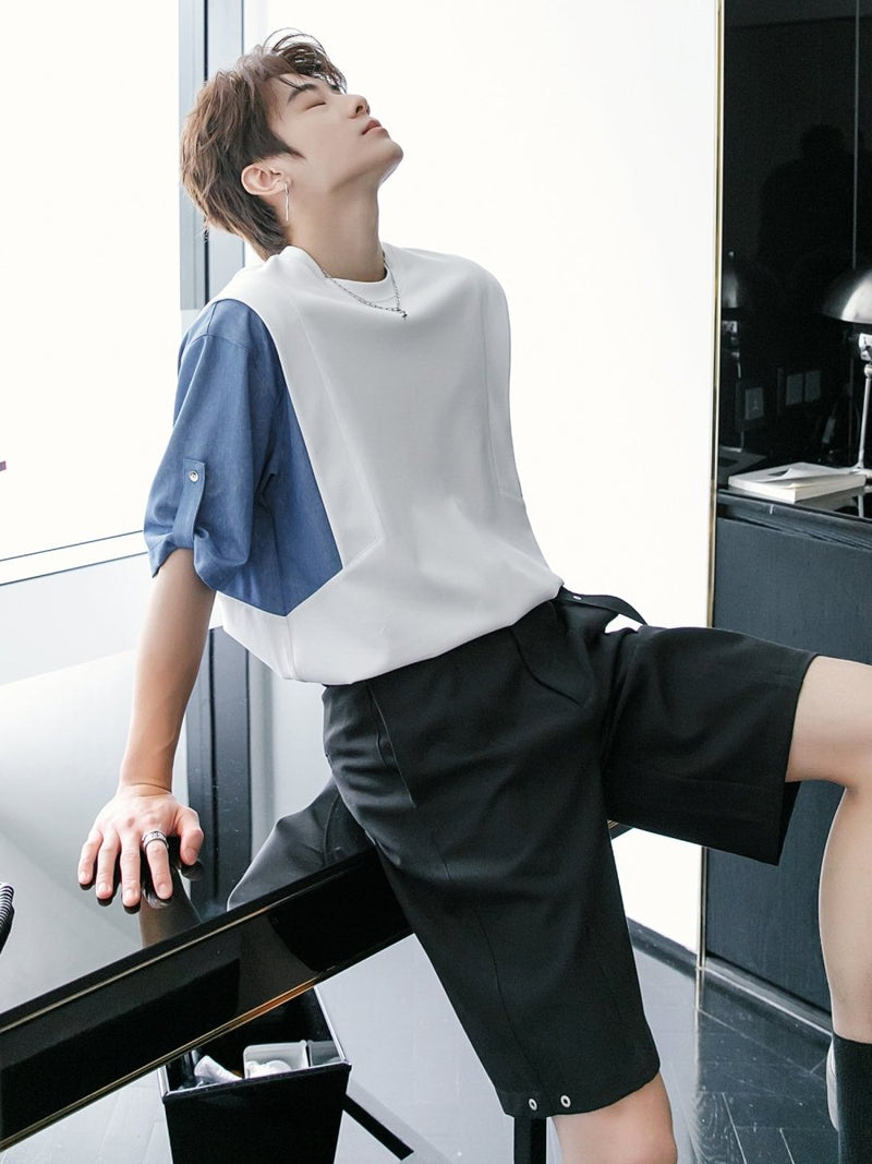 Fake two - piece design T - shirt OR3311 - ORUN
