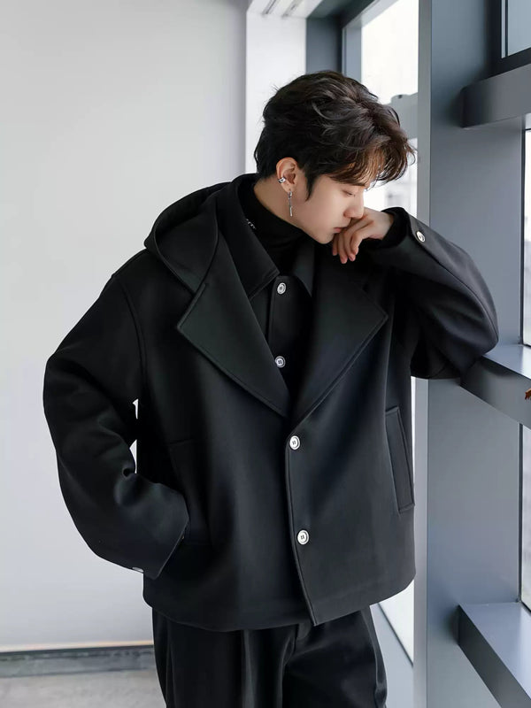 Fake two-piece hoodie jacket OR3830