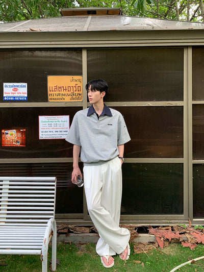 Fake two - piece short sleeve T-shirt OR4324 - ORUN