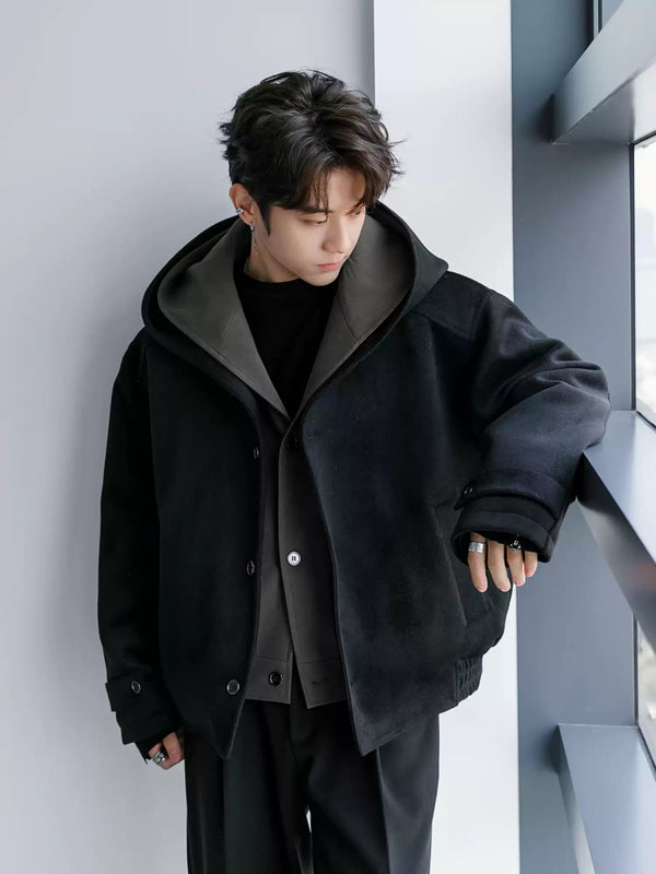 Fake two-piece thick jacket OR3832