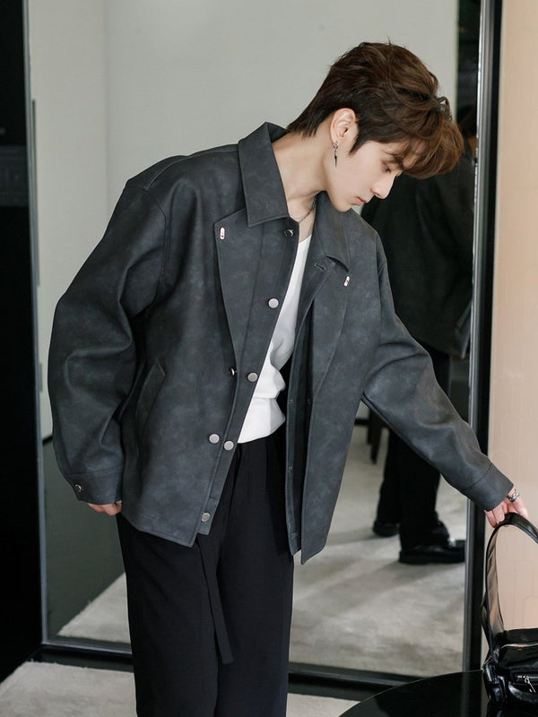 Faux leather jacket OR3431
