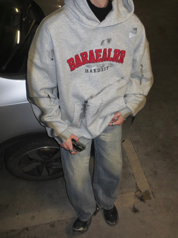 Fleece-lined logo hoodie OR4940
