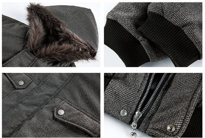 Fur collar cargo jacket OR4775 - 韓国メンズファッション通販 - ORUN - 