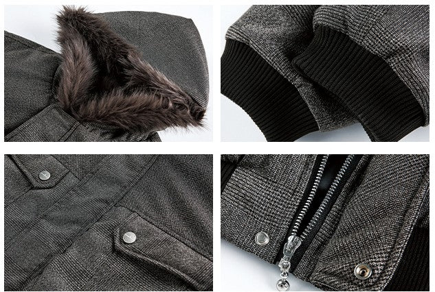 Fur collar cargo jacket OR4775 - 韓国メンズファッション通販 - ORUN - 