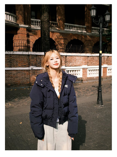 Fur collar down jacket OR4807 - 韓国メンズファッション通販 - ORUN - 