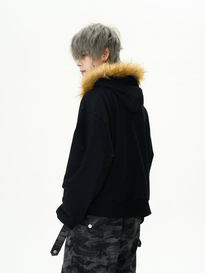 Fur zip hoodie OR3737 - ORUN