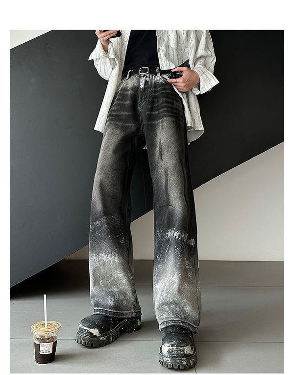 Gradient wash denim pants OR3473