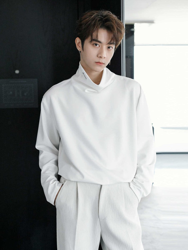 Half neck long sleeve T-shirt OR3529 - ORUN