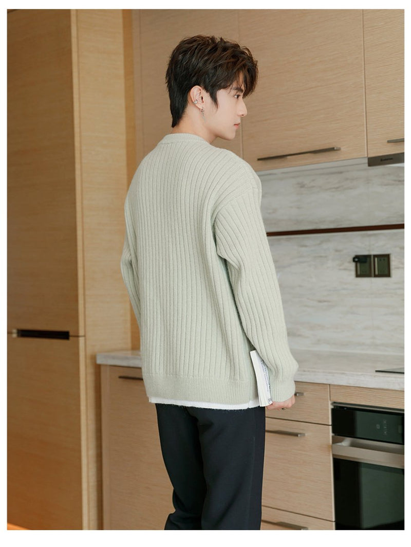 Half zip knit sweater OR3745 - ORUN