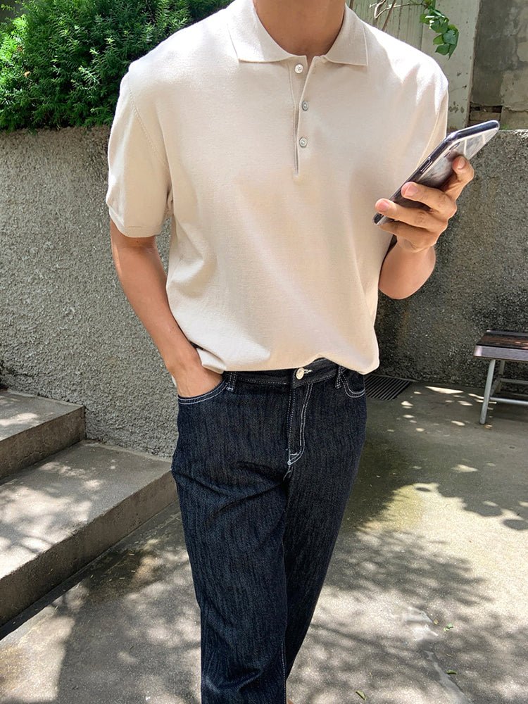 Henley collar polo shirt OR3143 - ORUN