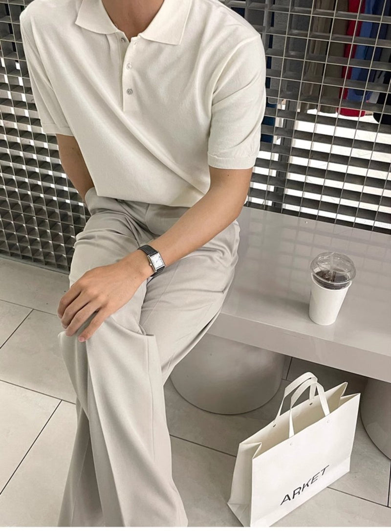 Henley collar polo shirt OR3143 - ORUN