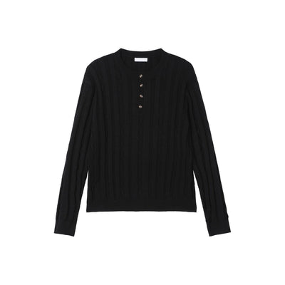 Henry collar slim fit sweater OR4657 - 韓国メンズファッション通販 - ORUN - 