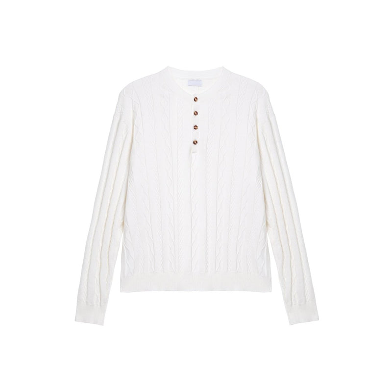 Henry collar slim fit sweater OR4657 - 韓国メンズファッション通販 - ORUN - 