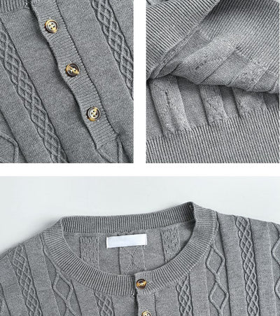 Henry collar slim fit sweater OR4657 - 韓国メンズファッション通販 - ORUN - 