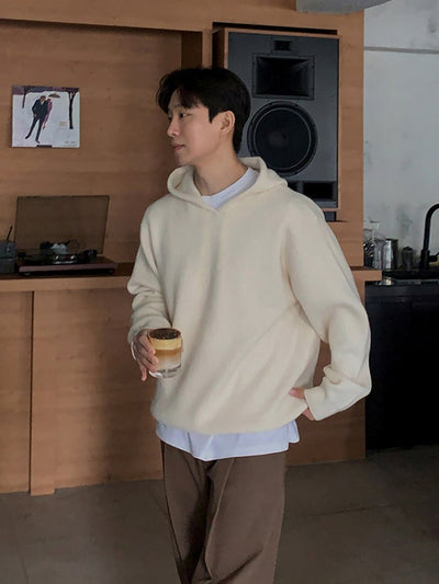 Hooded knit sweater OR4619 - 韓国メンズファッション通販 - ORUN - 