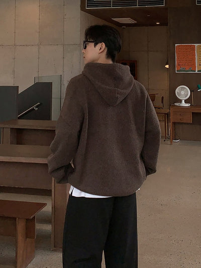 Hooded knit sweater OR4619 - 韓国メンズファッション通販 - ORUN - 