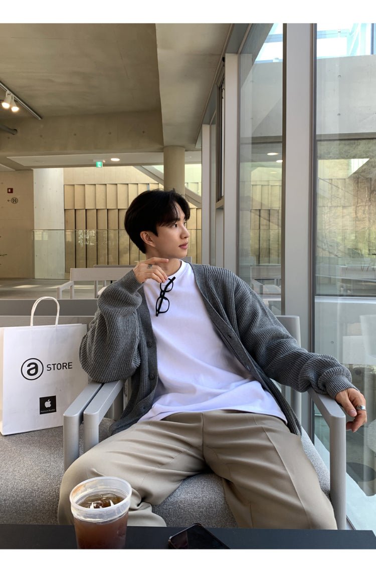 Knit cardigan OR3017 - ORUN