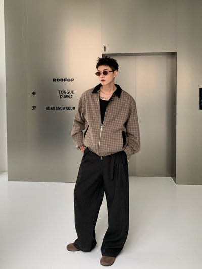 Lapel contrast color jacket OR4722 - 韓国メンズファッション通販 - ORUN - 