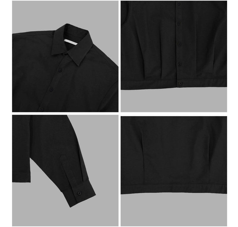 Lapel Short Jacket OR4621 - 韓国メンズファッション通販 - ORUN - 